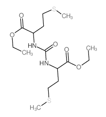 ethyl 2-[(1-ethoxycarbonyl-3-methylsulfanyl-propyl)carbamoylamino]-4-methylsulfanyl-butanoate结构式