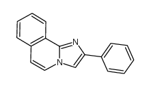 2-Phenylimidazo(2,1-a)isoquinoline结构式