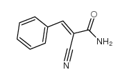 2-氰基-3-苯丙烯酰胺结构式