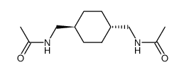 trans-1,4-bis-acetylaminomethyl-cyclohexane结构式