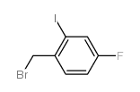 1-溴甲基-4-氟-2-碘苯结构式