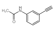N-(3-Ethynylphenyl)acetamide结构式