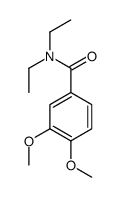 N,N-diethyl-3,4-dimethoxybenzamide结构式