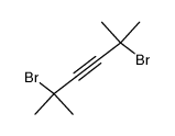 2,5-dibromo-2,5-dimethyl-3-hexyne结构式