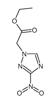1H-1,2,4-Triazole-1-acetic acid, 3-nitro-, ethyl ester结构式