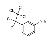 3-pentachloroethyl-aniline结构式