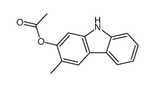 2-Acetoxy-3-methylcarbazol结构式