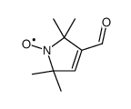 (1-羟基-2,2,5,5,-四甲基-&delta;3-吡咯啉)甲醛结构式