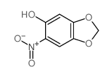 6-nitro-1,3-benzodioxol-5-ol结构式