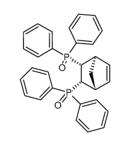 (1β,4β)-5β,6α-Bis(diphenylphosphinyl)bicyclo[2.2.1]hepta-2-ene结构式