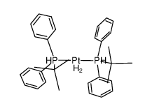 bis(tert-butyldiphenyl-l5-phosphanyl)platinum(IV) hydride结构式