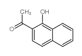 2-乙酰基-1-萘酚结构式
