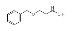 N-methyl-2-phenylmethoxy-ethanamine结构式