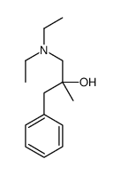 1-(diethylamino)-2-methyl-3-phenylpropan-2-ol结构式