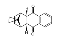 1,4,4a,9a-tetrahydro-9,10-dioxo-1,4-methanoanthracene-11-spiro-1'-cyclopropane结构式