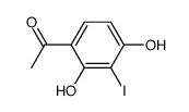 1-(2,4-dihydroxy-3-iodophenyl)ethanone结构式