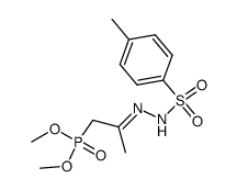 Dimethyl-α-acetylmethylphosphonat-tosylhydrazon结构式