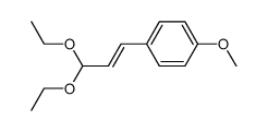 3,3-Diethoxy-1-(4-methoxyphenyl)-1-propen结构式