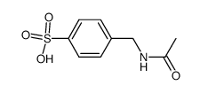 4-(N-Acetylaminomethyl)benzolsulfonsaeure结构式