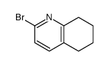2-Bromo-5,6,7,8-tetrahydroquinoline结构式
