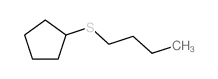 Cyclopentane, (butylthio)-结构式