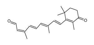 4-oxo-13-cis-retinal结构式