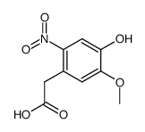 (4-hydroxy-5-methoxy-2-nitro-phenyl)-acetic acid结构式