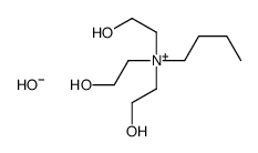 butyl-tris(2-hydroxyethyl)azanium,hydroxide结构式