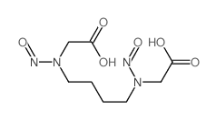 2-[4-(carboxymethyl-nitroso-amino)butyl-nitroso-amino]acetic acid结构式