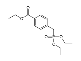 ethyl 4-(diethoxyphosphorylmethyl)benzoate结构式
