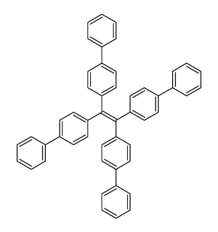1-phenyl-4-[1,2,2-tris(4-phenylphenyl)ethenyl]benzene结构式