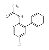N-(4-chloro-2-phenyl-phenyl)acetamide结构式