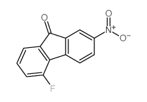 5-fluoro-2-nitro-fluoren-9-one结构式