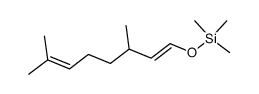 dimethyl-3,7 trimethylsilyloxy-1 octadiene 1,6结构式