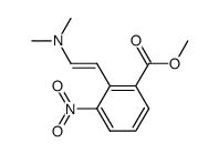 methyl 2-(2-dimethylaminoethenyl)-3-nitrobenzoate结构式