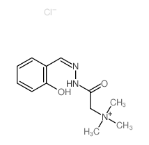 trimethyl-[[[(E)-(6-oxo-1-cyclohexa-2,4-dienylidene)methyl]amino]carbamoylmethyl]azanium结构式