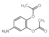 1,2-Benzenediol,4-amino-, 1,2-diacetate结构式