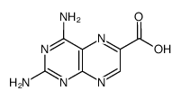 2,4-diamino-pteridine-6-carboxylic acid结构式