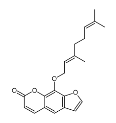 8-Geranyloxypsoralen结构式