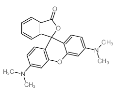 3',6'-bis(dimethylamino)spiro[2-benzofuran-3,9'-xanthene]-1-one结构式