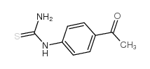(4-乙酰苯基)硫脲结构式
