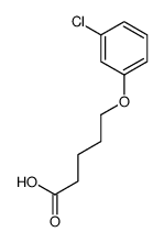5-(3-氯苯氧基)戊酸结构式