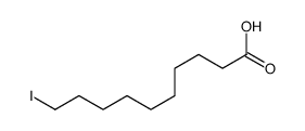 10-iododecanoic acid结构式