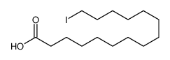 15-iodopentadecanoic acid结构式