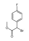 溴(4-氟苯基)乙酸甲酯结构式