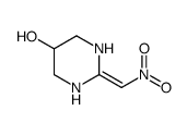 5-Pyrimidinol, hexahydro-2-(nitromethylene)- (9CI)结构式