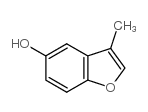 3-甲基-5-羟基苯并呋喃结构式