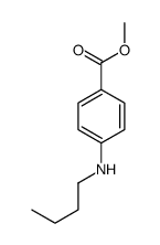 4-(丁基氨基)苯甲酸甲酯结构式