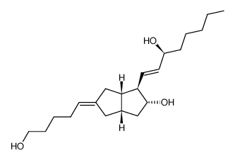 (1R,2R,3aS,6aS,E)-1-((S,E)-3-hydroxyoct-1-en-1-yl)-5-(5-hydroxypentylidene)octahydropentalen-2-ol结构式
