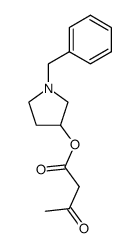 1-benzyl-3-acetoacetyloxypyrrolidine结构式